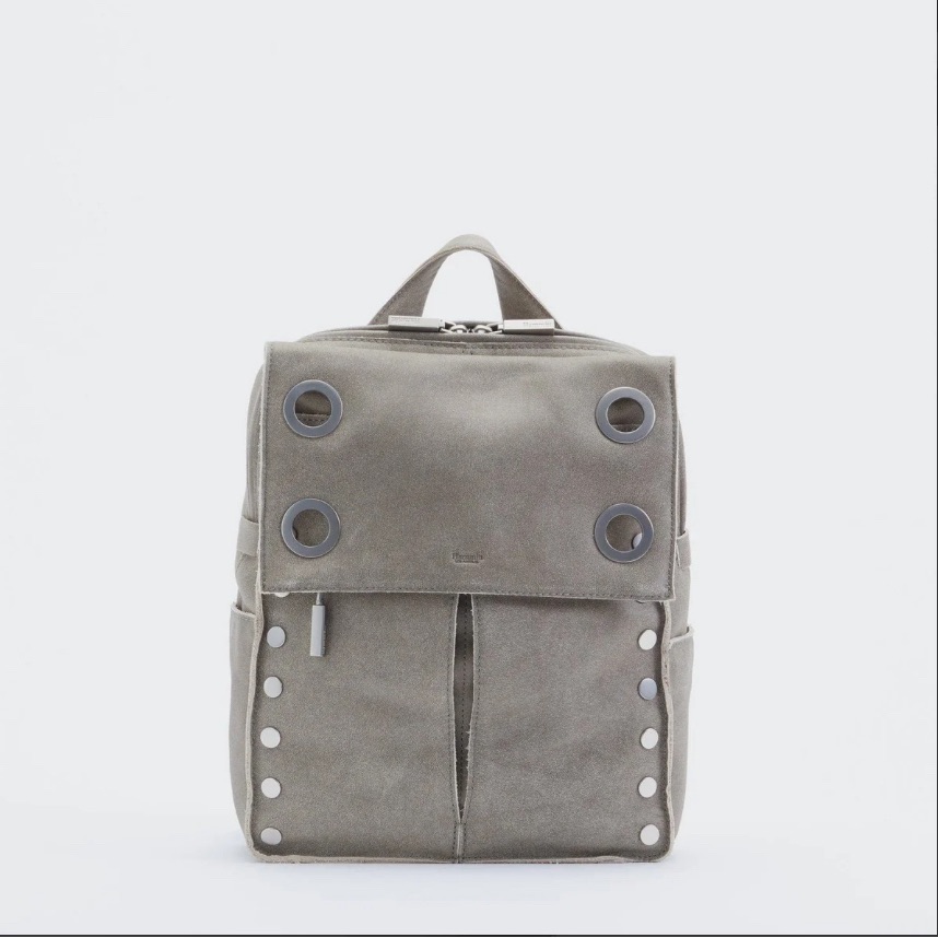 Hammitt Pewter Gray Montana Suede Backpack
